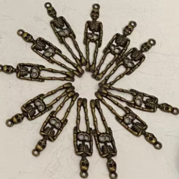 CLEARANCE SALE NEW Skeleton charms (12) - Picture 1 of 3